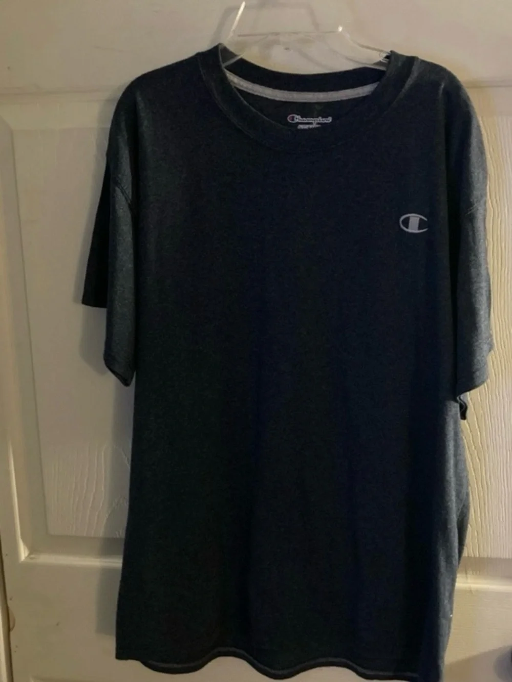 Champion Charcoal Short Sleeve Crewneck Tee Men’s Size L - Picture 8 of 9